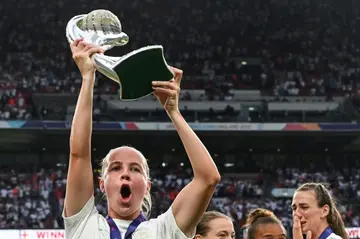 England's striker Beth Mead is among other finalists for an award