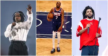 Kendrick Lamar, J Cole, Kevin Durant, Brooklyn Nets