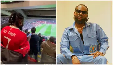 Nigerians Warn Adekunle Gold to Stay Away From Old Trafford After He Is Spotted During United FA Cup Loss