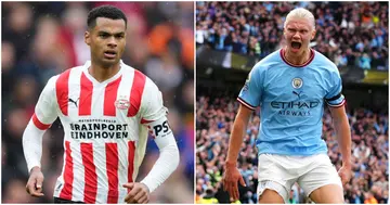 Cody Gakpo, Erling Haaland, Manchester City, PSV Einghoven, Eredivisie, Europa League, Champions League