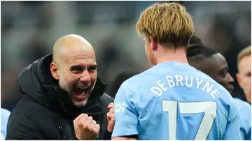 Kevin De Bruyne, Pep Guardiola, Manchester City, Newcastle United, Premier League, St James Park.