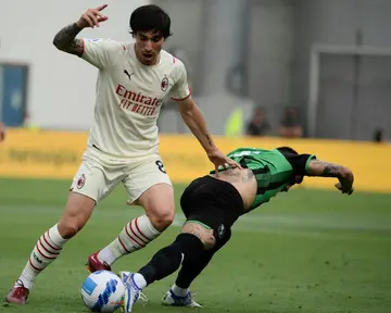 Sandro Tonali became a key part of the AC Milan side during last season's run to the Serie A title