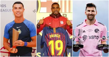Kevin-Prince Boateng, Lionel Messi, Cristiano Ronaldo, Barcelona