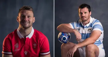 Wales and Argentina players.