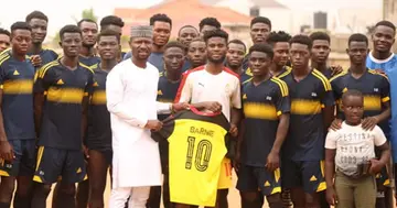 Hearts forward Afriyie Barnieh goes back to his roots and gives back