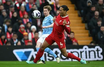 Virgil van Dijk (right) said a 1-1 draw for Liverpool against Manchester City was "bittersweet"