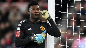 Andre Onana, Manchester United, goalkeeper, Nottingham Forest, FA Cup, fans