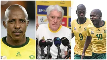 South Africa, Bafana Bafana, AFCON 2023, Hugo Broos, Khuliso Mudau, Percy Tau.