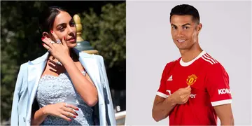 Cristiano Ronaldo's partner Georgina Rodriguez rocked precious jewellery during a film festival in Italy. Photo by Franco Origlia and Manchester United.