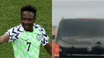 Ahmed Musa takes new Benz Vito to camp in Benin