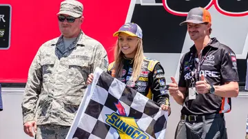 Who was the first female driver in NASCAR?