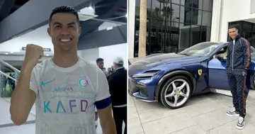 Cristiano Ronaldo has set tongues wagging with his new car, a Ferrari worth $400 000.