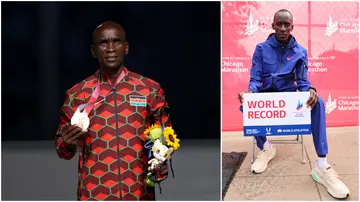 Eliud Kipchoge, Kelvin Kiptum, Chicago Marathon, Berlin Marathon, Kenya, Olympics, Marathon world record, World Athletics.