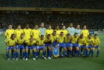 Brazil, 2002 World Cup, Roberto Carlos, Ronaldo, Ronaldinho, Dida, Kaka, Neymar