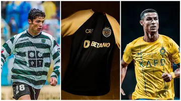 Sporting CP have dedicated their third kit of the 2023/24 season to Cristiano Ronaldo.