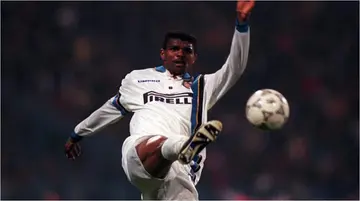 Epic 1997 Throwback Photo of Legendary Kanu Nwankwo and Taribo West at Inter Milan Surfaces Online
