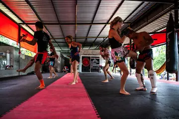 Muay Thai training