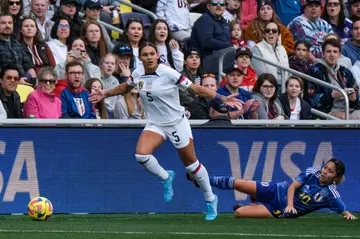 Trinity Rodman scored both goals as the United States beat Wales 2-0 in San Jose in their send-off game ahead of the Women's World Cup