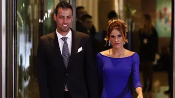 Does Sergio Busquets have a wife?