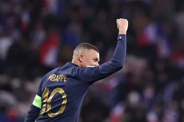 Kylian Mbappe scored a hat-trick in France's record 14-0 win over Gibraltar