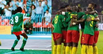 Legendary, Africa, Player, Roger Milla, Celebrates, Cameroon, World Cup, Qualification