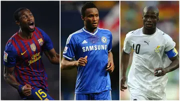 Seydou Keita, Mikel Obi, Stephen Appiah, Christopher Katongo, Frederic Kanoute, Salomon Kalou