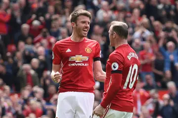 Wayne Rooney (right) and Michael Carrick won multiple trophies together at Manchester United