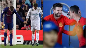 Gerard Pique, Cristiano Ronaldo, Spain, Manchester United, Globe Soccer Awards, Real Madrid, Barcelona