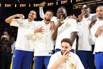 Golden State Warriors, Stephen Curry, Jordan Poole, Draymond Green, Klay Thompson, NBA
