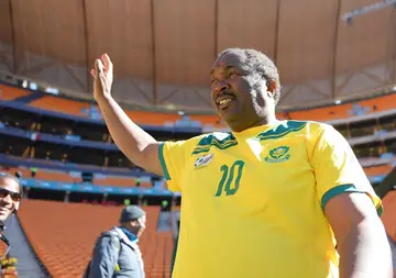 Who was Bafana Bafana's coach in 1998?