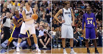 Kobe Bryant, DirkNowitzki, NBA, Dallas Mavericks, Los angeles Lakers