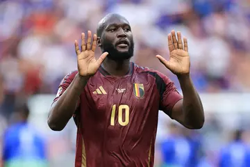 Belgium's Romelu Lukaku had two goals ruled out by the VAR during their Euro 2024 loss to Slovakia on June 17, 2024.
