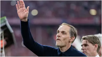 Thomas Tuchel, Christopher Freund, Bayern Munich, Real Madrid, UEFA Champions League, Allianz Arena, Munich, Germany.