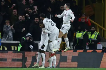 Marcus Rashford (left) opened the scoring for Manchester United at Wolves