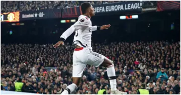 Marcus Rashford, Barcelona, Manchester United, UEFA Europa League, Camp Nou, Raphinha.