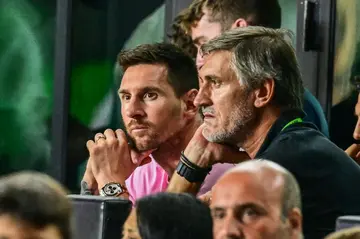 Lionel Messi was forced to watch Inter Miami from the stands on Saturday after he was again ruled out with injury. Miami drew 1-1 with New York City FC.