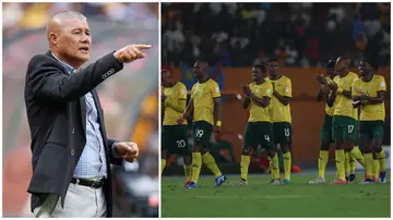 There was no player from Kaizer Chiefs in South Africa's AFCON 2023 squad. Photos: MB Media and Phil Makagoe. 