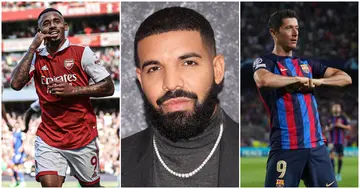 Drake, Arsenal, Barcelona, Robert Lewandowski, bet, Spotify