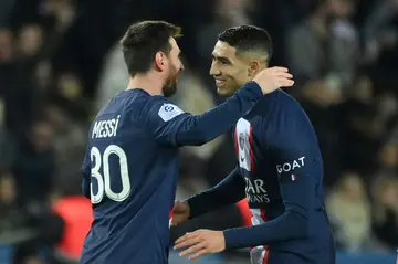 Lionel Messi and Achraf Hakimi scored the goals as PSG came from behind to beat Toulouse