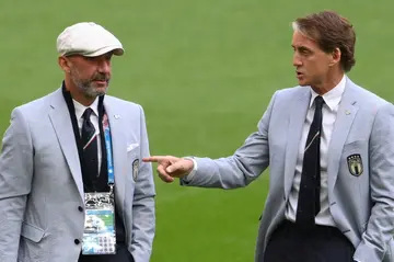 Gianluca Vialli and Italy coach Roberto Mancini were great friends stretching back to their days at Sampdoria