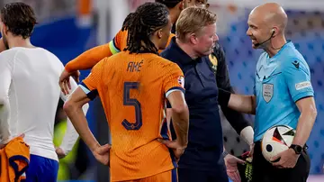 Ronald Koeman, Netherlands, Dutch, Oranje, Anthony Taylor, controversial, Xavier Simons, referee, offside.