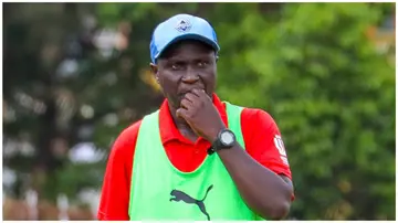 Nicholas Muyoti, the Nairobi City Stars head coach in a previous training session. Photo: Official KPL. 