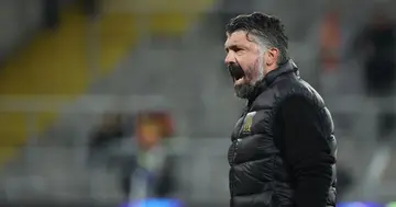 Gennaro Gattuso screaming.