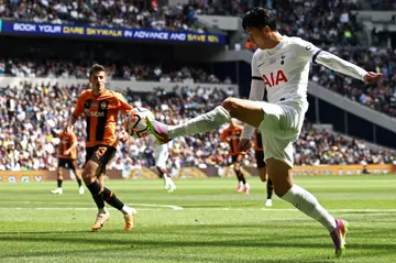 Son Heung-Min (right) has been named as Tottenham's new captain