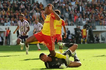 Morgan Guilavogui scores the winning goal for Lens against Toulouse