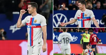 Barcelona, Striker, Robert Lewandowski, Receives, 3 Game Ban, Disrespecting Official, Osasuna, Fixture, Sport, World, Soccer, Red Card