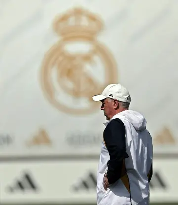 Real Madrid's Italian coach Carlo Ancelotti is targetting a fifth Champions League trophy and third with the Spanish club