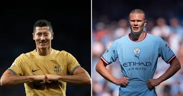 Robert Lewandowski, Erling Haaland, Meet Again, Barcelona, Manchester City, Friendly, Charity Game, ALS, Juan Carlos Unzué, Sport, Football, Pep Guardiola