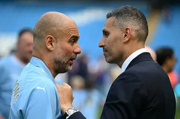 Manchester City chairman Khaldoon al-Mubarak and manager Pep Guardiola have delivered four consecutive Premier League titles