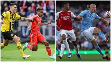 Bayern Munich versus Borussia Dortmund and Arsenal versus Manchester City highlight this weekend's club football action.